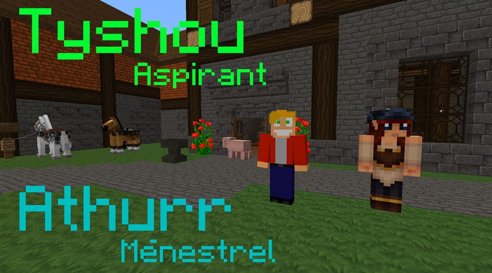 Un ménestrel et un aspirant