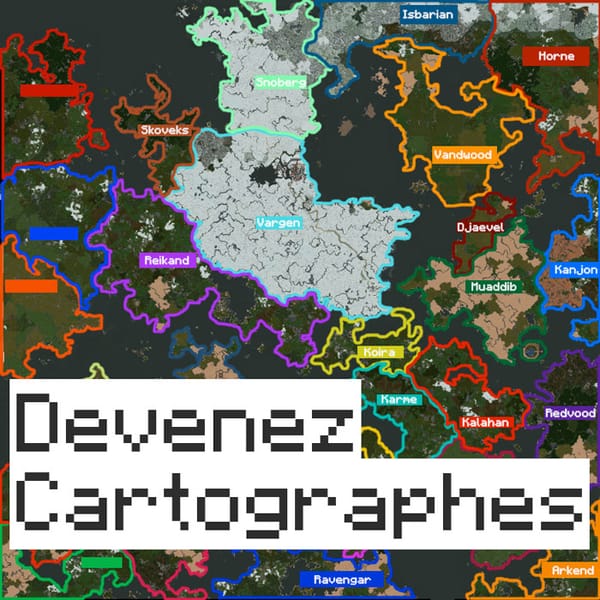 On recherche des cartographes!